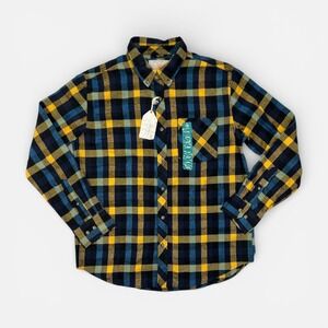 Cloudveil |‎ NWT Men's Lumberjack Flannel Button Down Shirt Large 90's Grunge